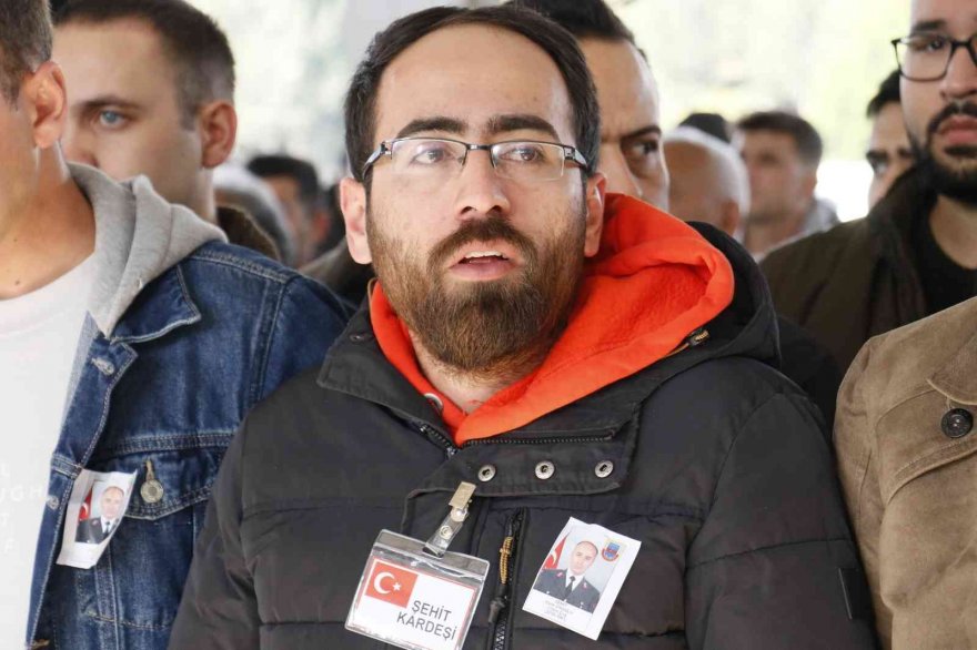 Otobüs kazasında şehit olan Yasin Eroğlu, son yolculuğuna uğurlandı