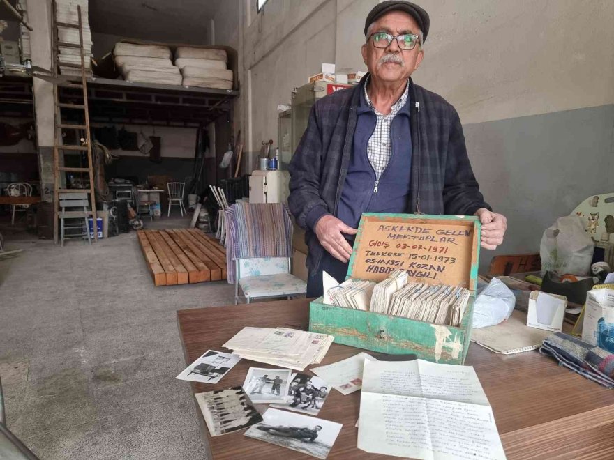 Asker mektuplarını yarım asırdır gözü gibi saklıyor