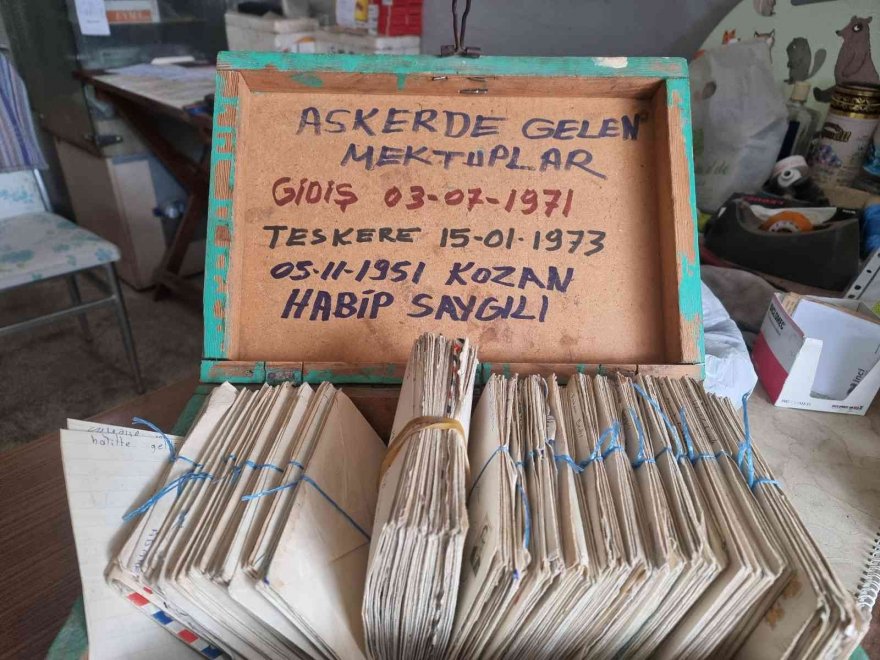 Asker mektuplarını yarım asırdır gözü gibi saklıyor