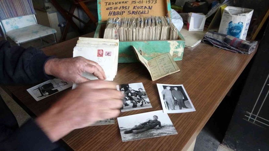 Asker mektuplarını yarım asırdır gözü gibi saklıyor