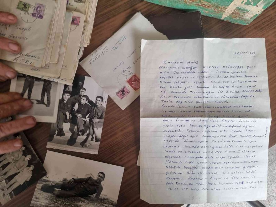 Asker mektuplarını yarım asırdır gözü gibi saklıyor