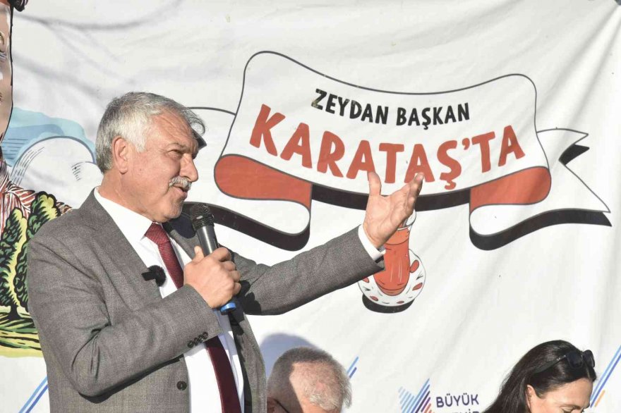 Başkan Karalar, Karataş’ta vatandaşlarla bir araya geldi