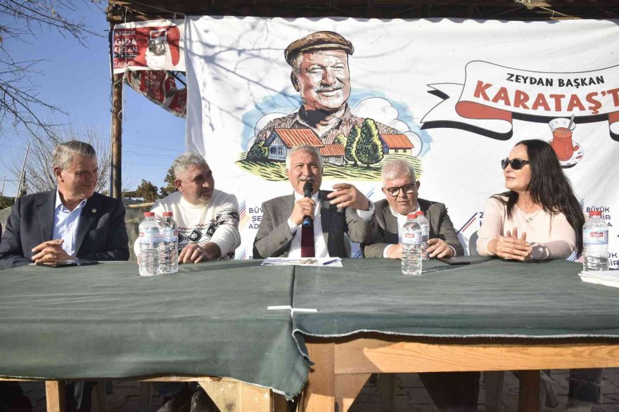 Başkan Karalar, Karataş’ta vatandaşlarla bir araya geldi