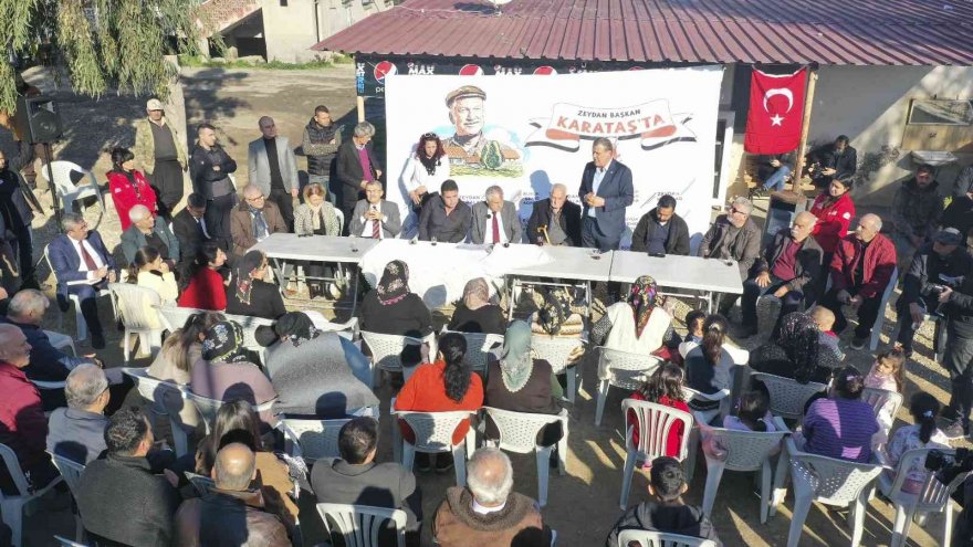 Başkan Karalar, Karataş’ta vatandaşlarla bir araya geldi