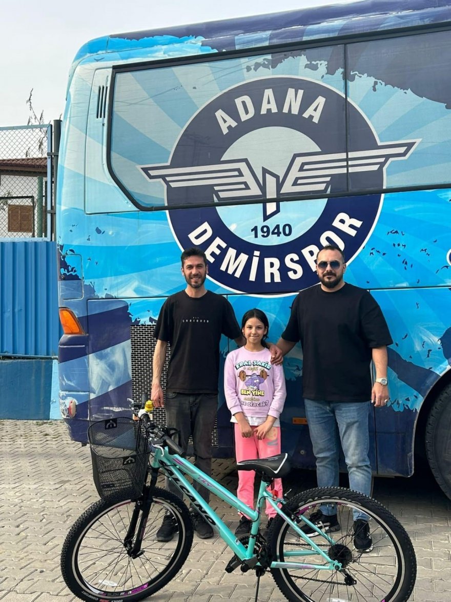 ADS Başkanı Sancak, Zeynep’i bisikletsiz bırakmadı