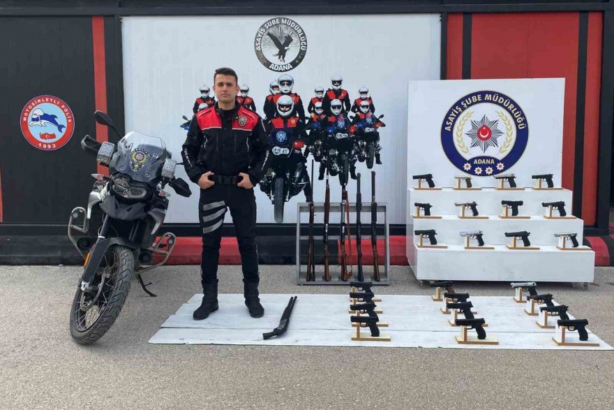 Adana’da 104 silah ele geçirildi