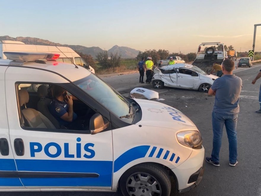 Adana’da trafik kazası: 5 yaralı