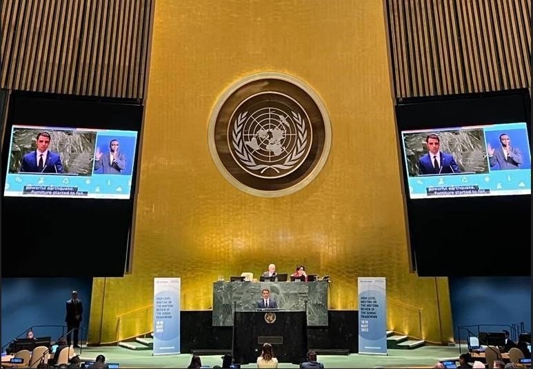 ATÜ’lü öğrenci BM kürsüsünden depremi anlattı