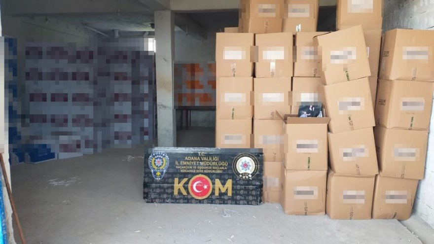 59 milyon kaçak makaron ele geçirildi