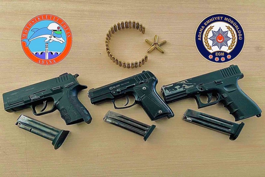 Adana polisinin ’şok uygulamaları’nda bin 287 adet ruhsatsız silah ele geçirildi