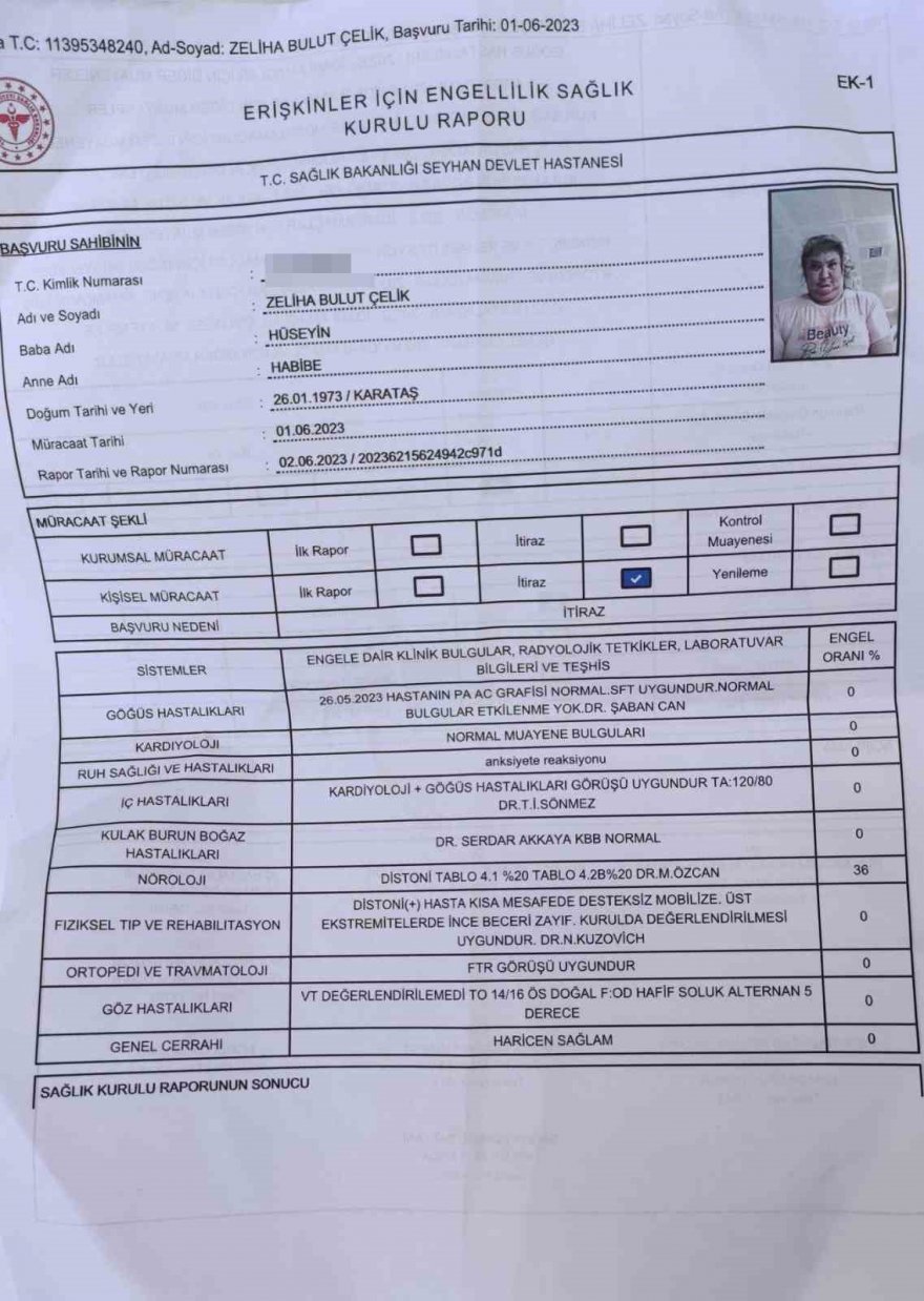 Engelleri sevgiyle aştı, aldığı raporla şoke oldu