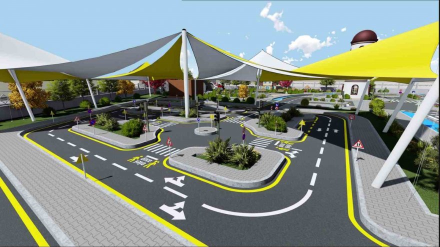Çocuklar trafik kurallarını eğlenerek öğrenecek