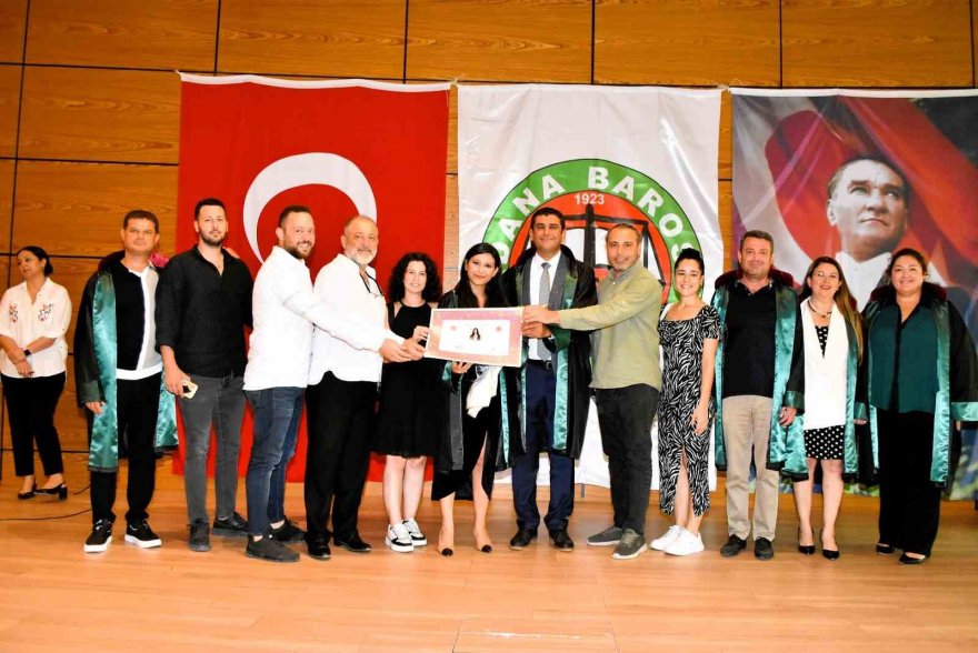 Adana Barosu’nda ruhsat töreni yapıldı