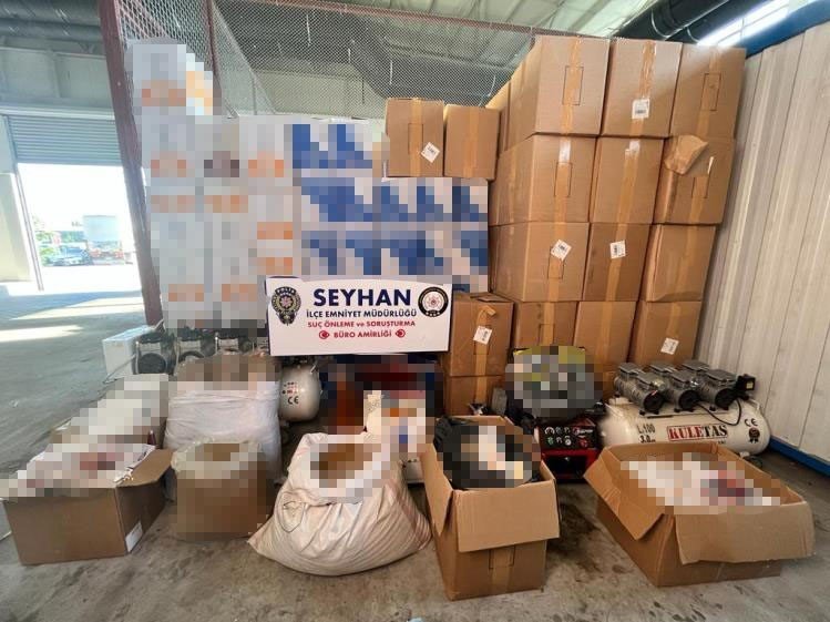 Adana’da kaçak sigara üretilen eve operasyon: 3 gözaltı