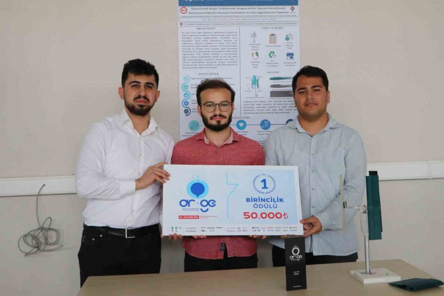 Geri dönüştürülebilir rüzgar enerjisi tüneli projesi ödül getirdi