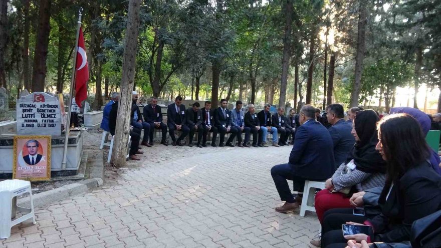 PKK tarafından katledilen şehit öğretmen unutulmadı