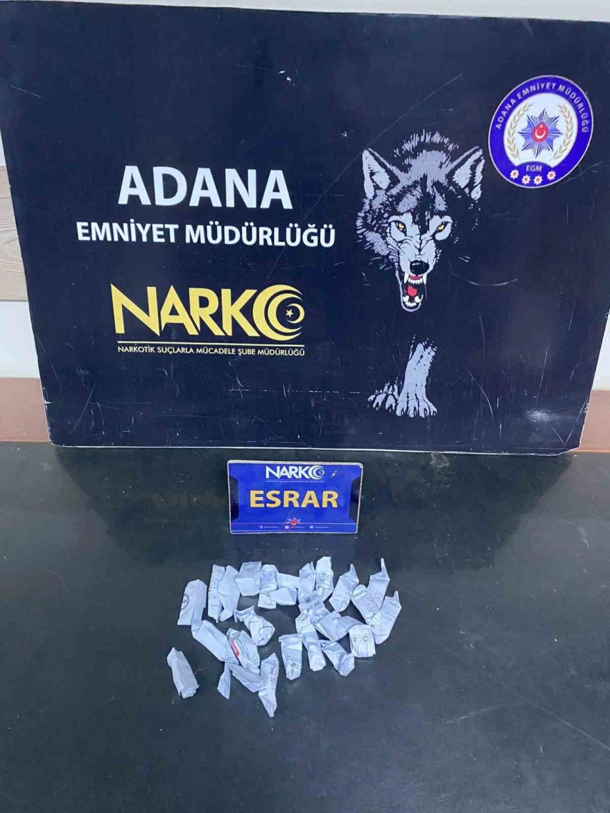 Adana’da uyuşturucu operasyonu: 2 tutuklama