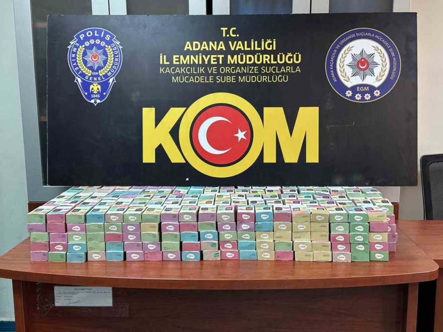 Adana’da kaçakçılık operasyonu