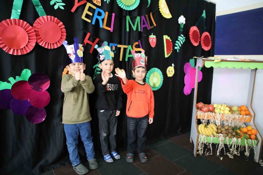 Yüreğir Belediyesi kreşlerinde ‘Yerli malı’ etkinliği