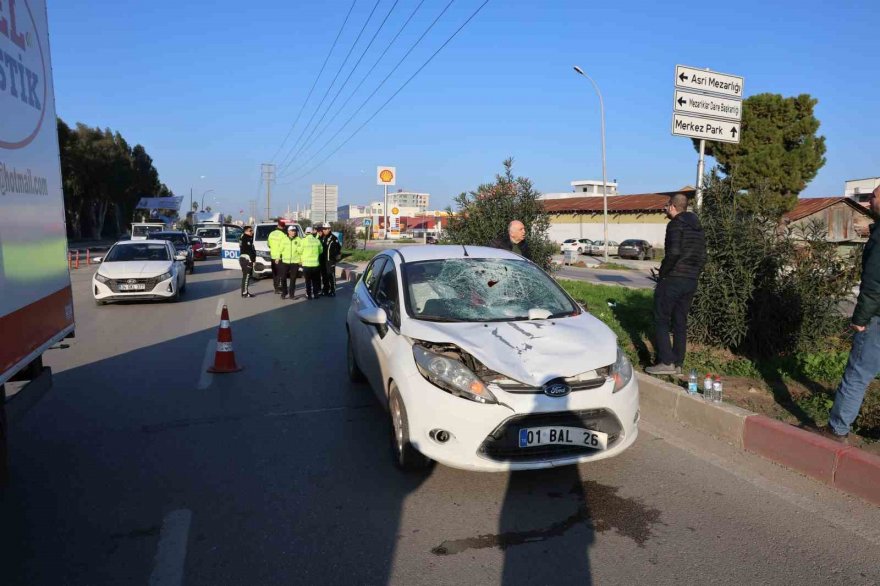 Adana’da otomobilin çarptığı yaşlı adam öldü