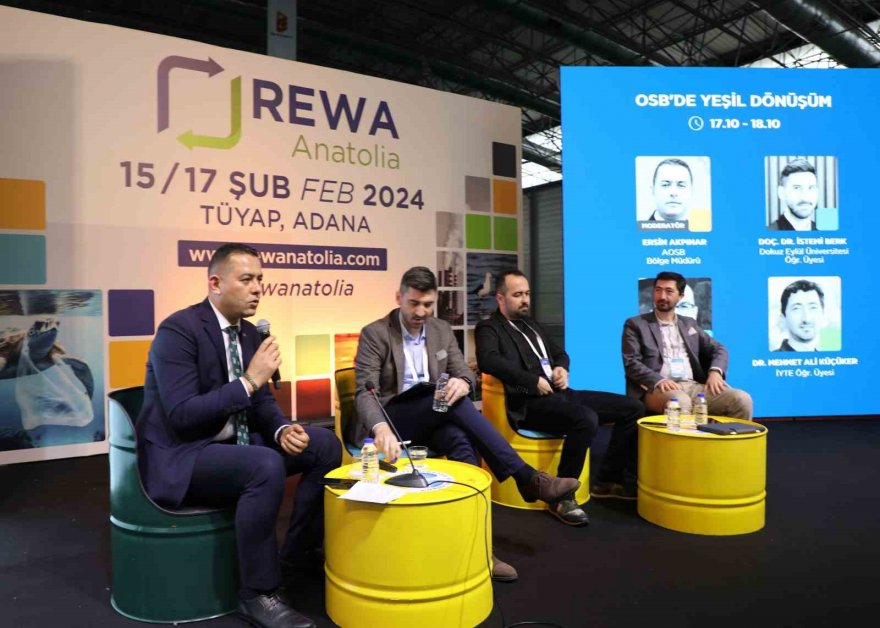 Sürdürülebilirlik Fuarı’nda, OSB’de Yeşil Dönüşüm Oturumu
