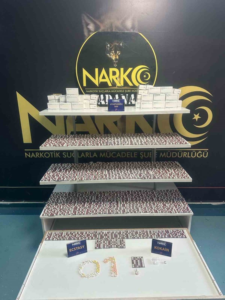 Adana’da narkotik polisleri 10 kilo bonzai ele geçirdi