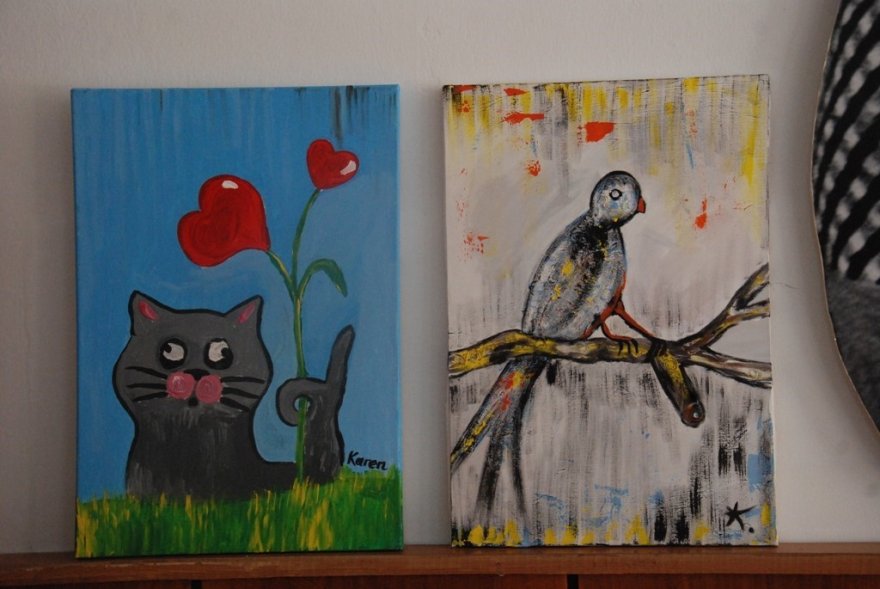 Küçük Ressam Berra Karen’den 1. Kişisel Resim Sergisi