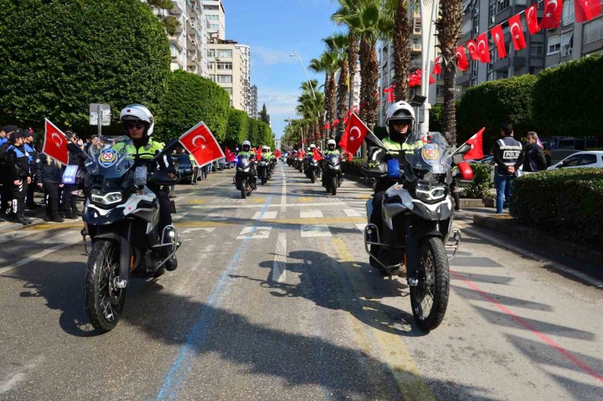 Adana’da, Türk Polis Teşkilatının kuruluşunun 179. yıl dönümü dolayısıyla törenler düzenlendi