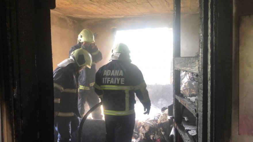 Kozan’da ev yangını korkuttu