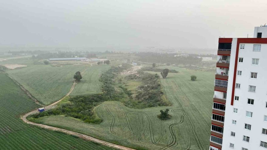 Afrika’dan gelen toz taşınımı Adana’da etkili oldu