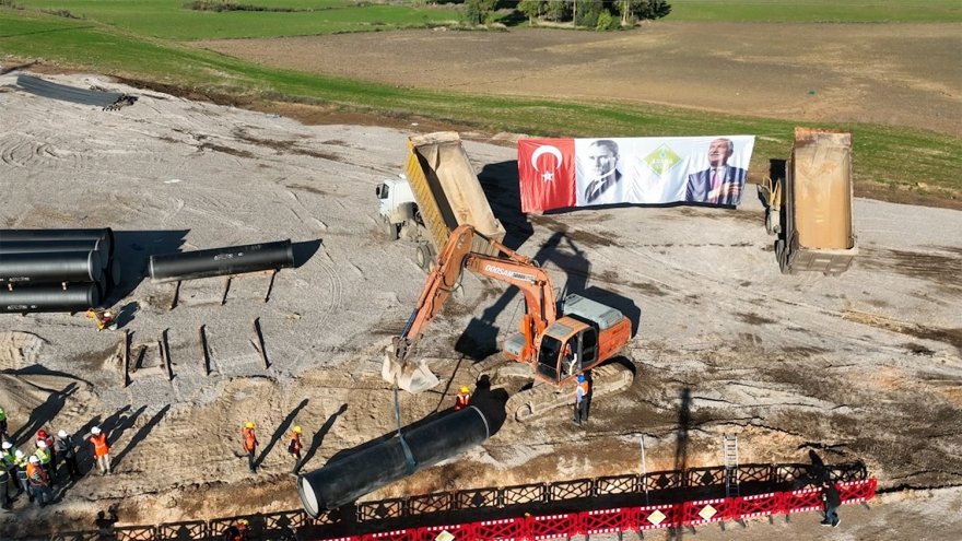 Yedigöze İçme Suyu Arıtma Tesisinin yapımı hızla devam ediyor