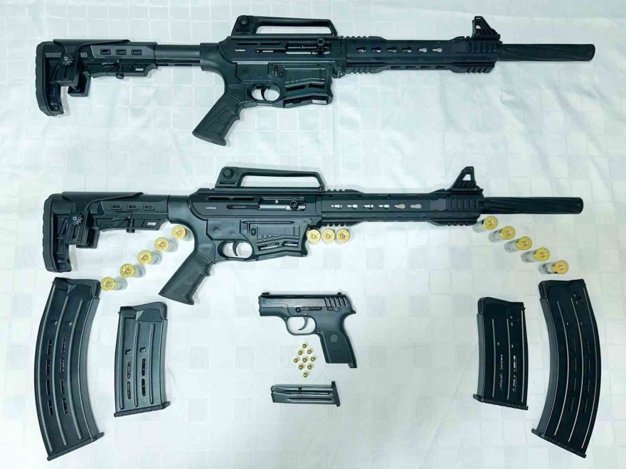 Çukurova polisi 36 silah ele geçirirken 251 suçluyu yakaladı