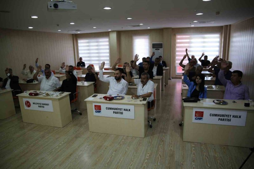 Ceyhan Belediyesi Meclis Toplantısında İsrail’in Filistin’e yönelik saldırıları kınandı