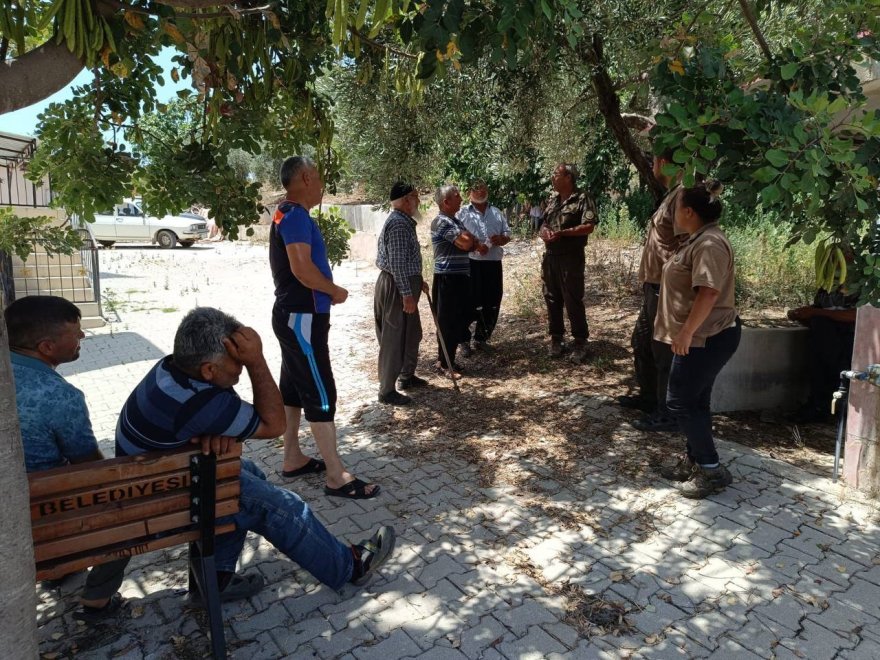 Orman yangınlarına karşı köylüler uyarıldı