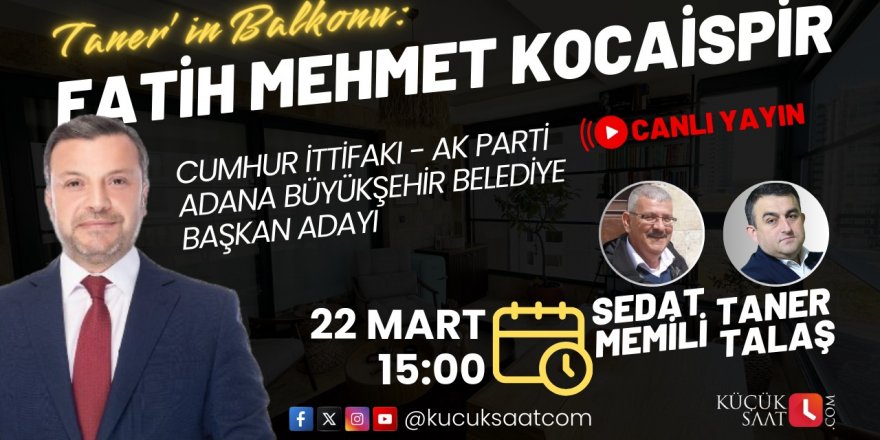 Fatih Mehmet Kocaispir | Taner Talaş - Sedat Memili | Taner'in Balkonu