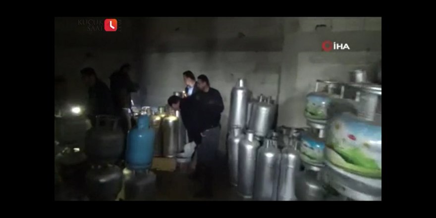 Adana'da 457 kaçak tüp ele geçirildi